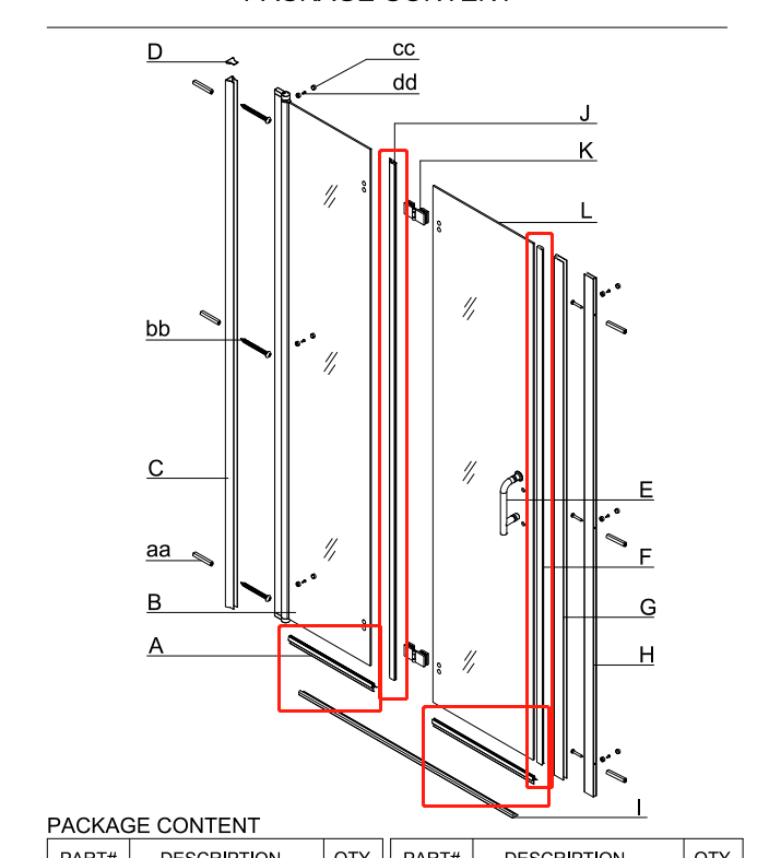 BFH34MB seal kit Parts