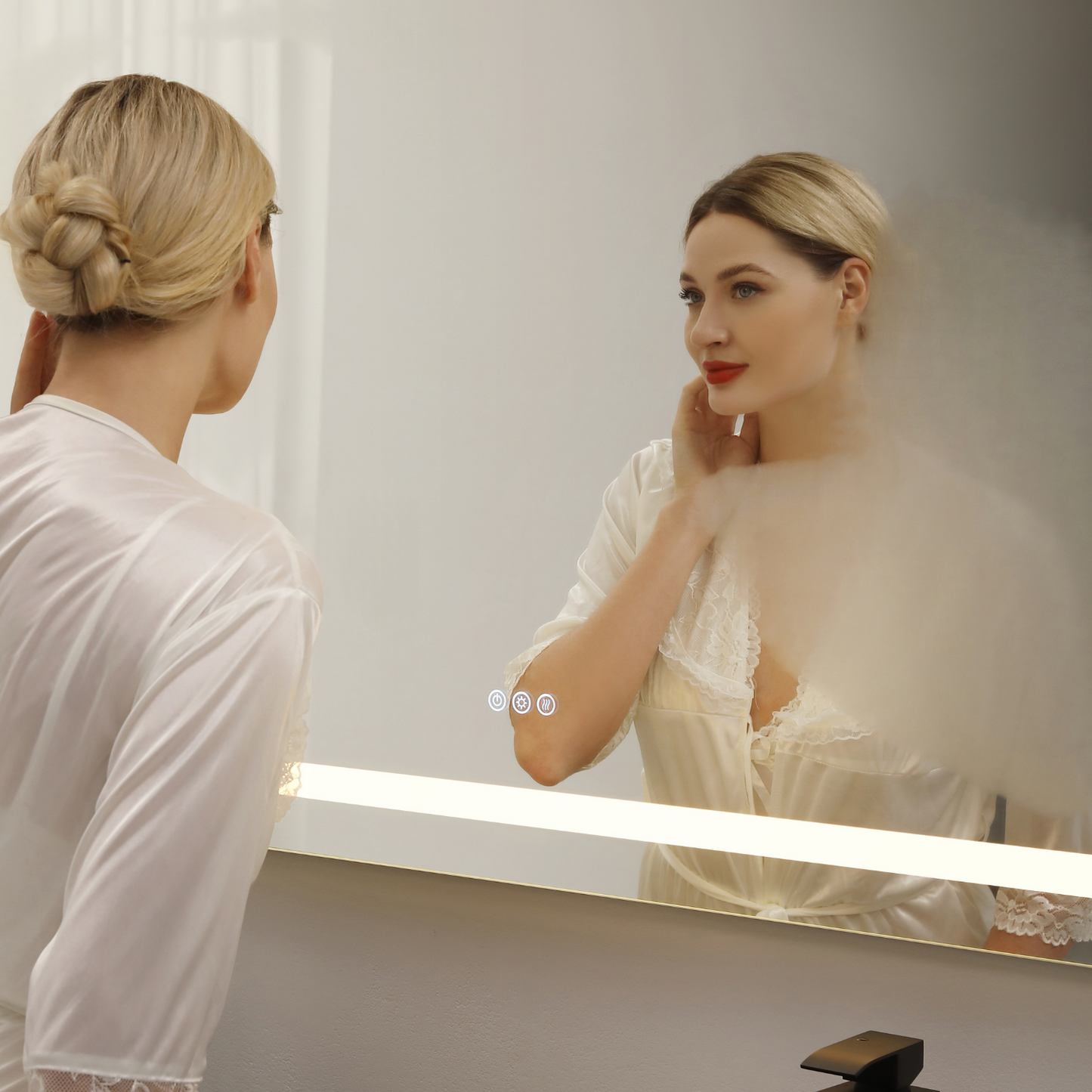TOOLKISS UL Certification Customized LED Frameless Mirror (NEW)