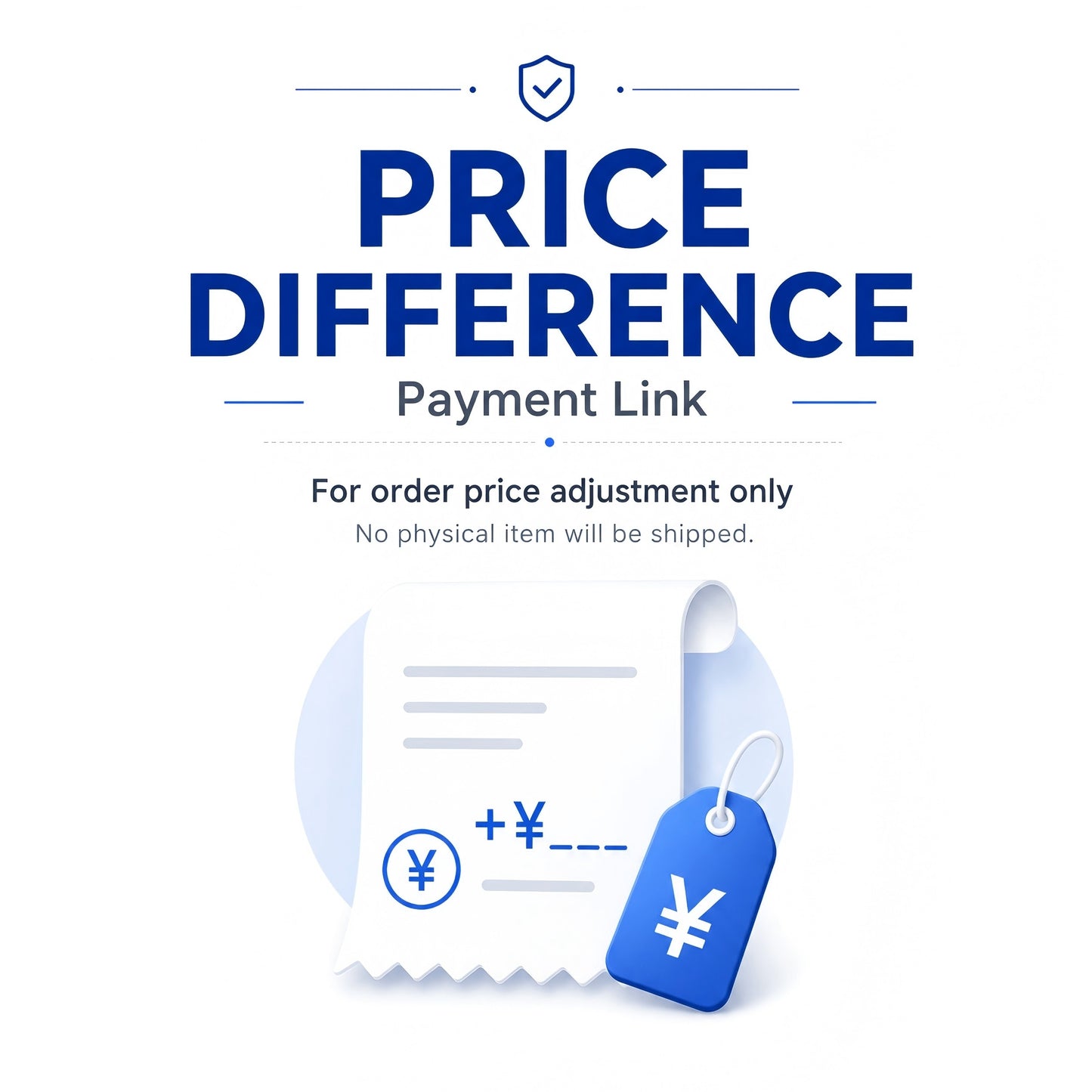 Pay the price difference