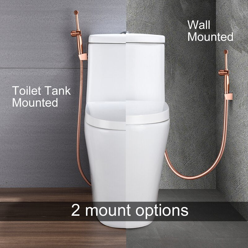 Handheld Bidet Toilet Sprayer Kit Jet Faucet Brass Stainless Steel Attachment