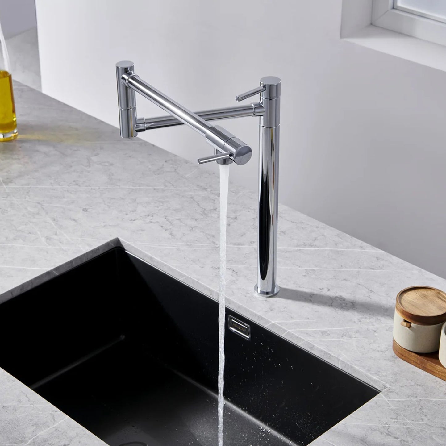 Touchless Pot Filler Kitchen Rotary Faucet
