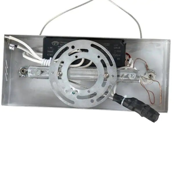 47.6 in. L 20-Watt Integrated LED Brown Pendant Light