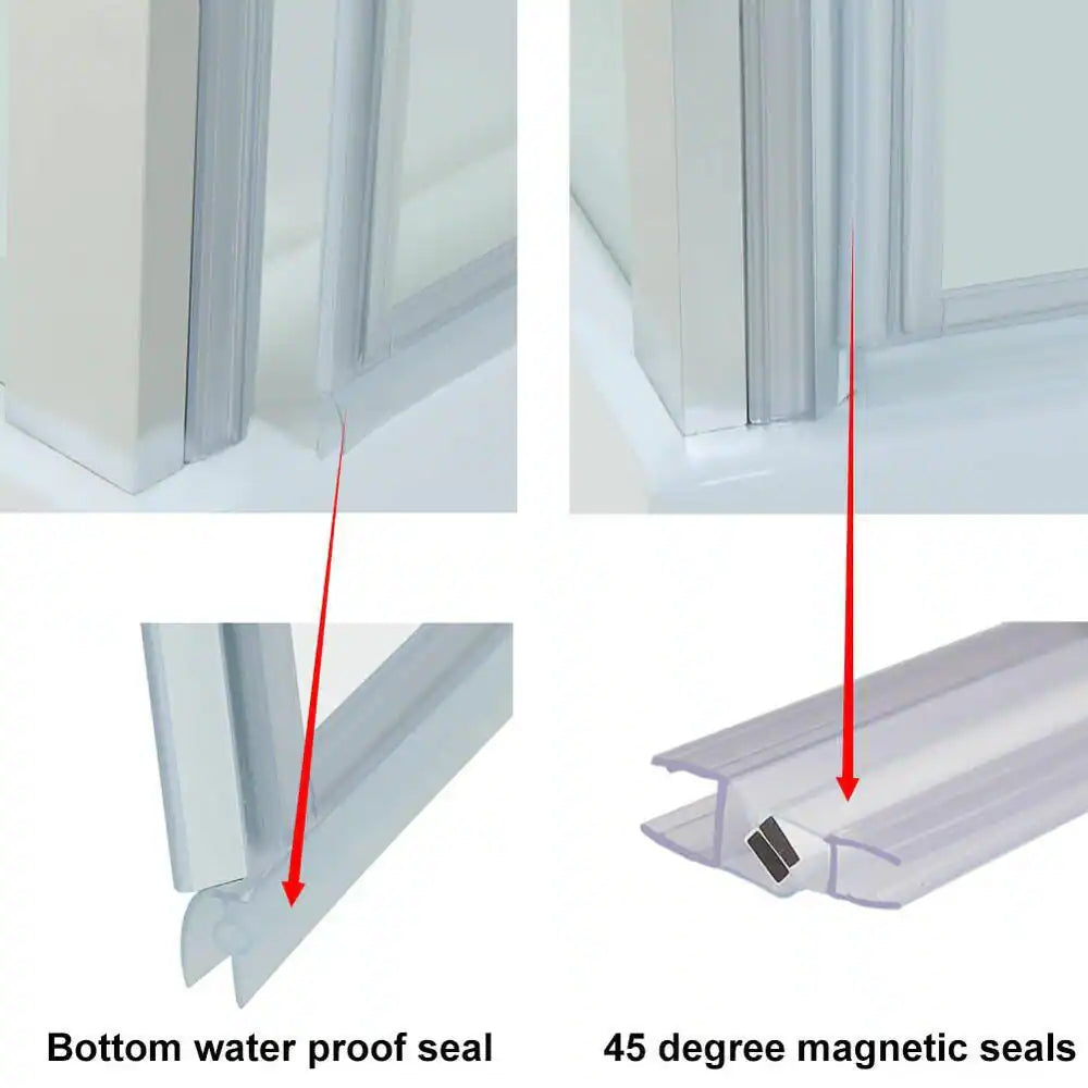 34-35 1/2'' in. W x 72 in. H Pivot Swing Frameless Shower Door in Chrome with Clear Glass