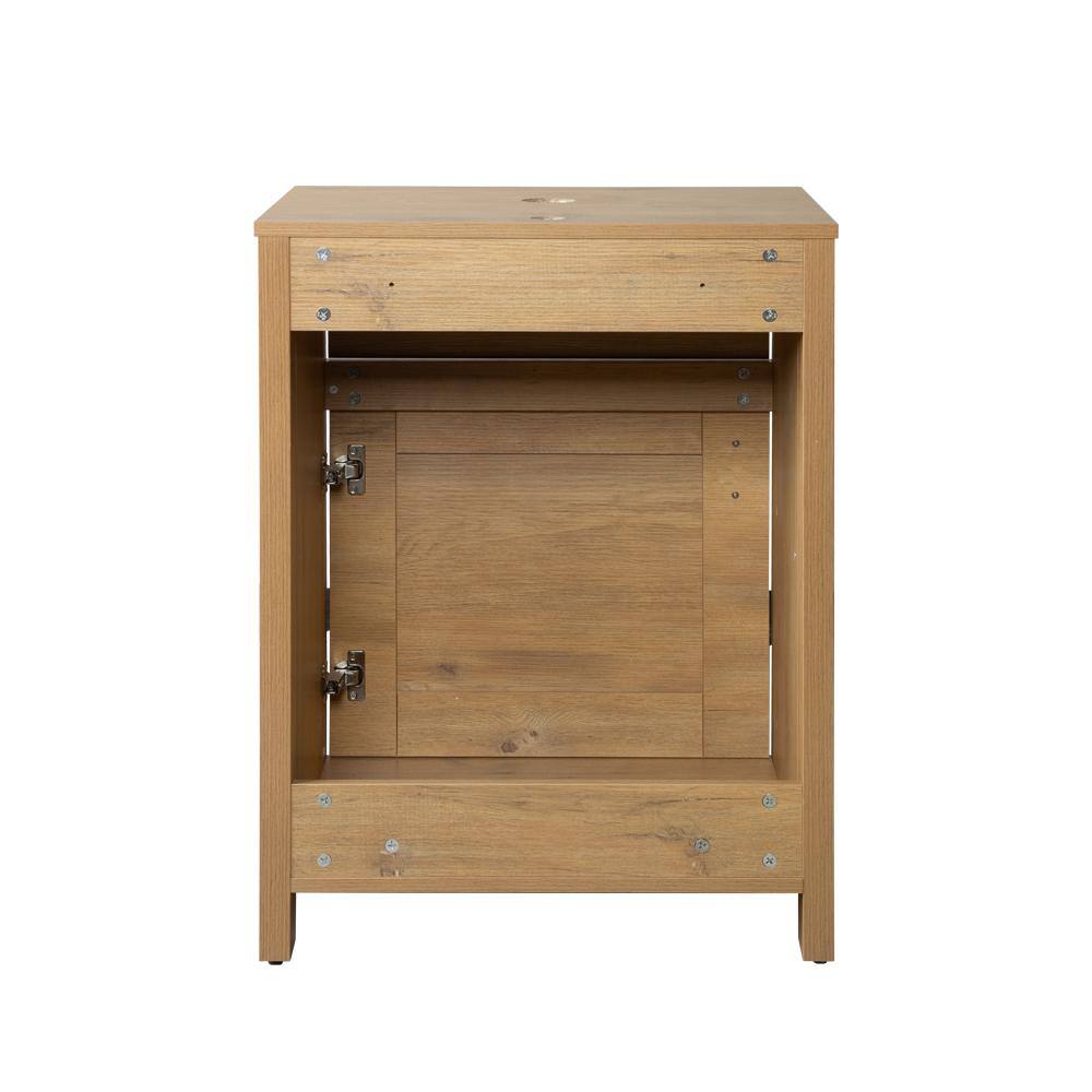 23.6 in. W x 18.1 in. D x 31.5 in. H Bath Vanity in Yellow with MDF Wood Top in Yellow
