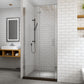 TOOLKISS Bi-Fold Frameless Shower Doors Customization