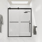 TOOLKISS Sliding Framed Shower Door wtih Double Towel Bars Customization(TK24188)