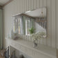 55 x 30in Square Mirror for Bathroom Aluminum Frame (Horizontal/Vertical)