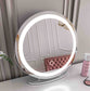 19'' Round Makeup Vanity Mirror with Lights for Bathroom Table Silver