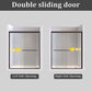 Toolkiss 50’’ to 54’’W x72’’H Semi Frameless Sliding Shower Door, Double Sliding, Chrome