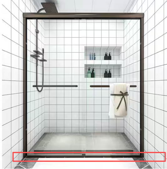 TK19118-6058ORB Shower Door Bottom Rail
