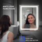 24 in. W x 32 in. H Frameless Anti-Fog LED Bathroom Vanity Mirror Front Light