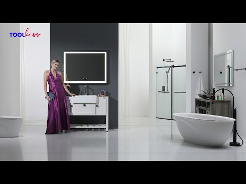 CASAINC Frameless LED bathroom mirror 36-in x 48-in Dimmable Lighted Silver  Fog Free Frameless Bathroom Vanity Mirror in the Bathroom Mirrors  department at