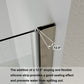 34-35.5 in. W x 72 in. H Bi-Fold Minimalist Frameless Shower Door Brushed Nichel Clear Glass