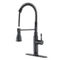 Touch Kitchen Faucets With Pull Down/Out Sprayer Stainless Steel Single Handle - Matte Black