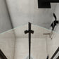 30-31 1/4" in. W x 72 in. H Bi-Fold Minimalist Frameless Shower Door Matte Black Clear Glass