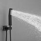 10 Inch Complete Shower Systems Rain Shower Head & Handheld Faucet Matte Black