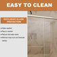 54 in. W x 72 in. H Sliding Frameless Shower Door Brushed Nickel Clear Glass