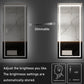 84 in. W x 32 in. H Large Rectangular Frameless LED Light Anti-Fog Wall Bathroom