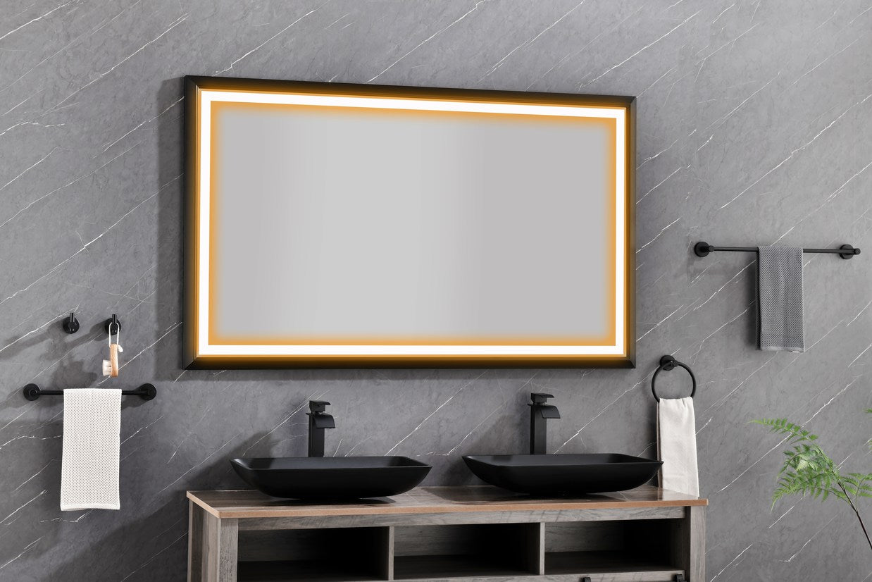Modern Designed LED Rectangular Bathroom Mirror 