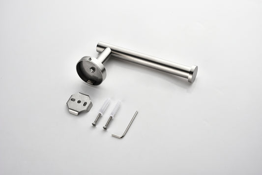 3 Pieces Bathroom Hardware Set - Towel Bar - Towel Hook - Toilet Paper Holder- Brushed Nickel