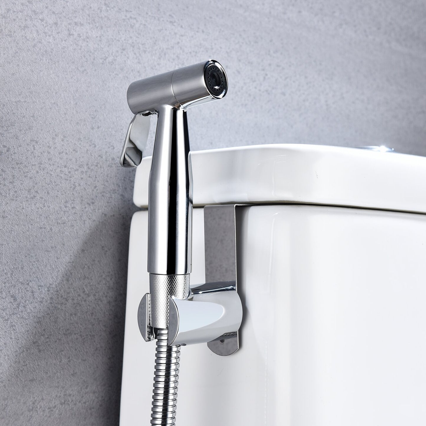 Handheld Non-Electric Bidet Attachment in Chrome Accessory