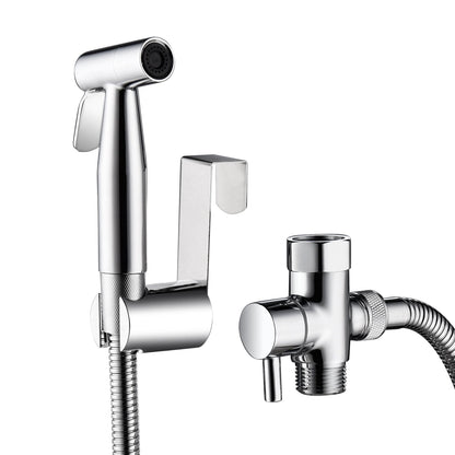 Handheld Non-Electric Bidet Attachment in Chrome Accessory