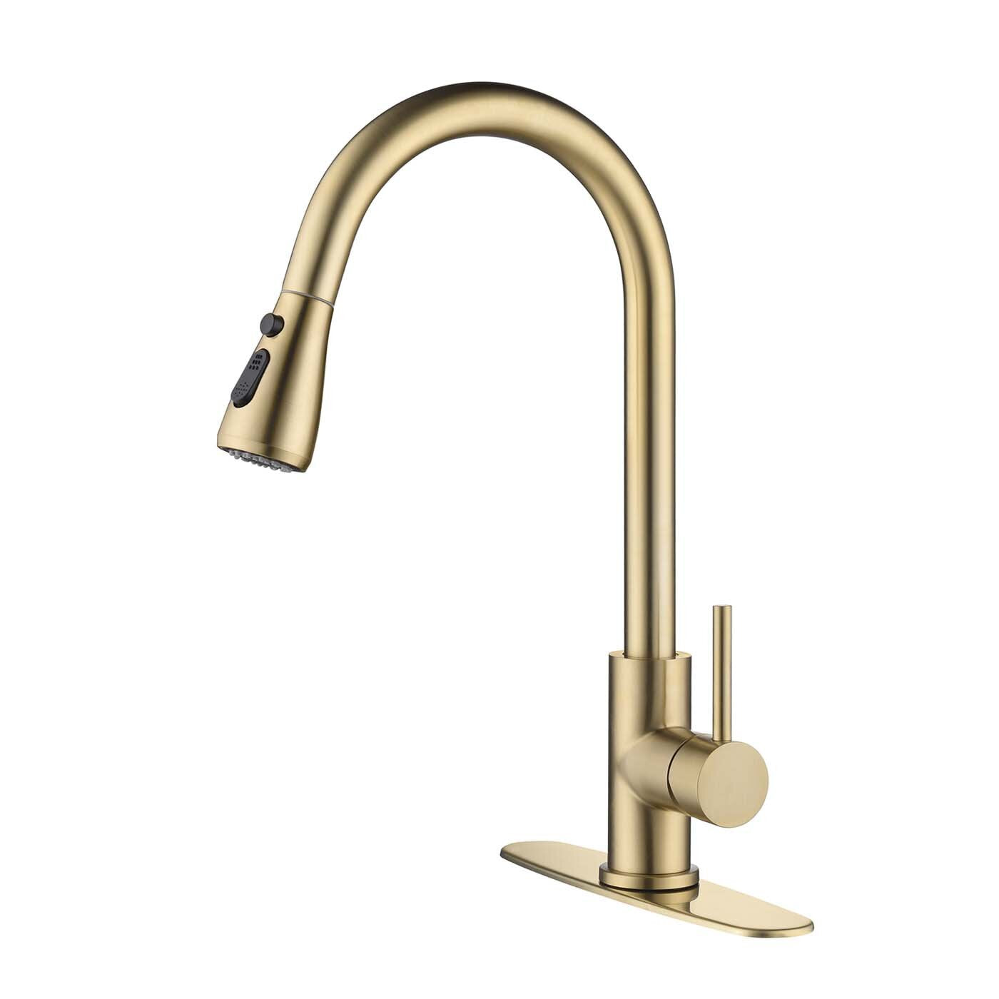 Pull Out Single Handle Kitchen Faucet