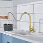 Pull Out Touch Single Handle Kitchen Faucet with Accessories