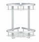 Aluminum Corner Shower Caddy in Silver