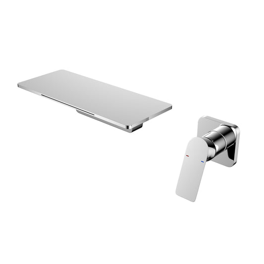 Solid Brass Wall Mounted Bathroom Faucet