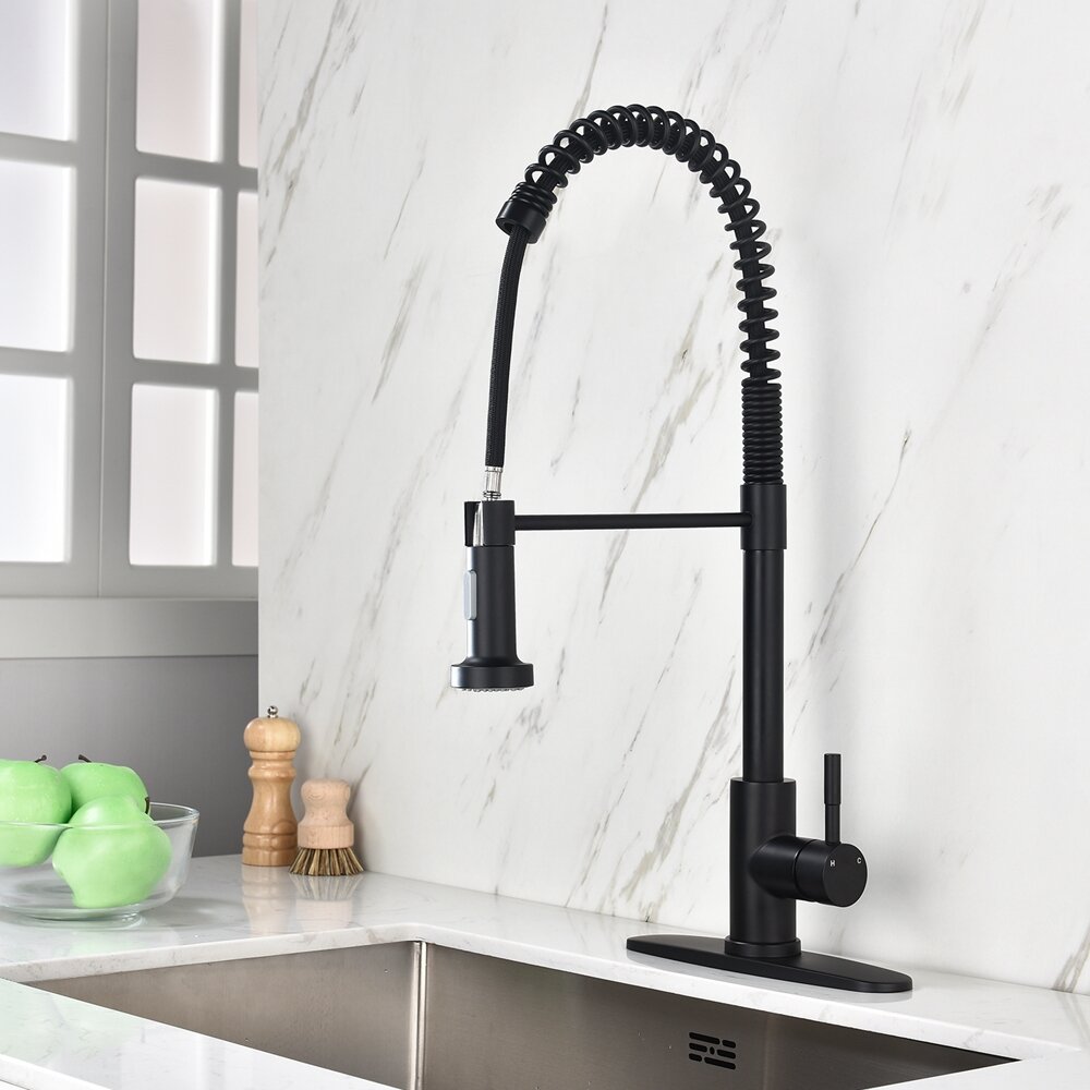 Pull Down Single Handle Kitchen Faucet