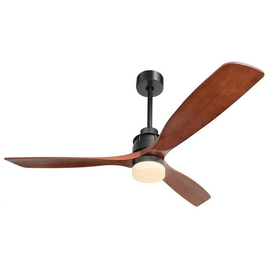 60 in. Intergrated LED Indoor Black Smart Ceiling Fan with Light and Remote Include Light Kit and Downrod