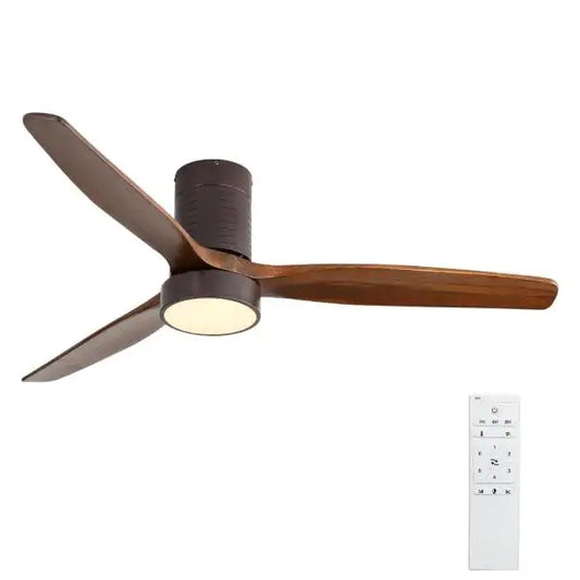 60 in. Intergrated LED Indoor Black Smart Ceiling Fan with Light and Remote Include Light Kit