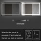 32 in. W x 24 in. H LED Rectangular Frameless Anti-Fog Bathroom Mirror Front Light