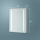 CAD 20 in. W x 26 in. H Medium Rectangular Silver Aluminum Recessed/Surface Mount Medicine Cabinet with Mirror