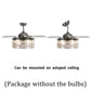 42 in. Indoor Silver Ceiling Fan with Light with Remote Control