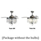 42 in. Indoor Silver Ceiling Fan with Light with Remote Control
