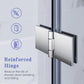 30-31 1/4‘’  in. W x 72 in. H Bi-Fold Frameless Shower Doors in Chrome with Clear Glass