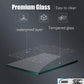 36-37 1/4'' in. W x 72 in. H Pivot Swing Minimalist Frameless Shower Door Matte Black Clear Glass