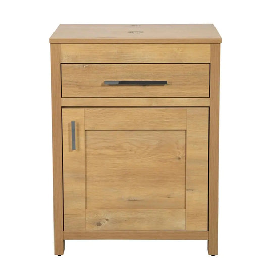 23.6 in. W x 18.1 in. D x 31.5 in. H Bath Vanity in Yellow with MDF Wood Top in Yellow