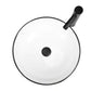 Ceramic Round Vessel Sink in White with Faucet